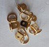 Brass D rings - 10 pack. Thumbnail