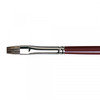 Flat Da Vinci Russian Black Sable Oil Brush Series 1840 Size S8 Thumbnail