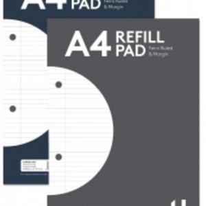 A4 Lined Refill Notebook by U. Stationery