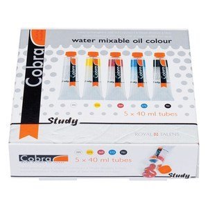 Cobra Study Water Mixable Oil set 5 x 40ml
