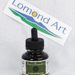 SOLD OUT/AWAITING STOCK Sennelier  Inks - Artist Quality - Olive Green - 813