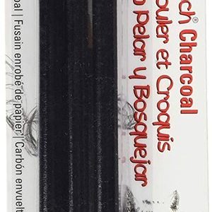 General's Peel and sketch charcoal - Pack of 3 plus eraser