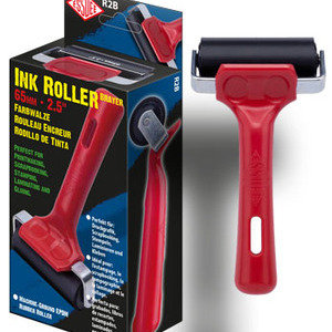 Machine-Ground Hard Rubber Ink Roller – 65mm