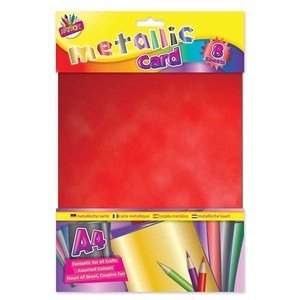 Metallic card 8 pack 