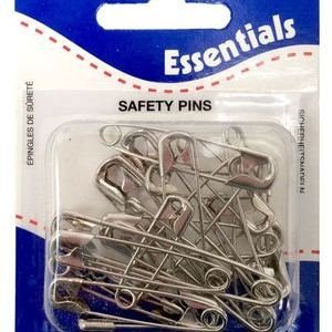 Nickel plated Safety Pins
