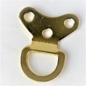 One-Piece 3-Hole Ring Brass Plated