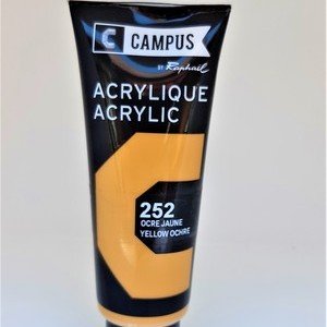 Raphael CAMPUS  Acrylic 100 ml tube - Yellow Ochre 252