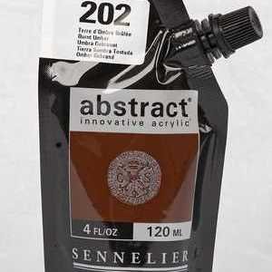 Sennelier Abstract  - Acrylic paint Burnt Umber 202