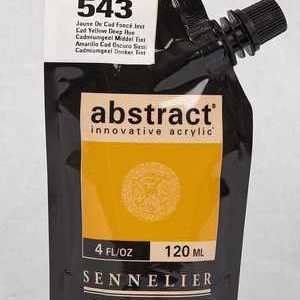 Sennelier Abstract  - Acrylic paint Cadmium yellow Deep Hue 543