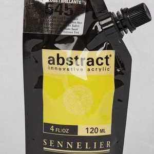 Sennelier Abstract  - Acrylic paint Cadmium Yellow Lemon Hue High Gloss 545