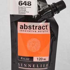 Sennelier Abstract  - Acrylic paint Fluorescent Orange 648