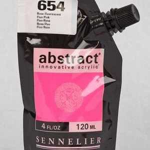 Sennelier Abstract  - Acrylic paint Fluorescent Pink 654
