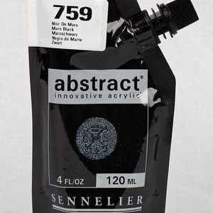 Sennelier Abstract  - Acrylic paint Mars Black 759