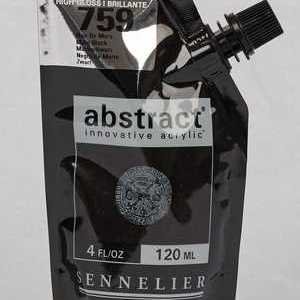 Sennelier Abstract  - Acrylic paint Mars Black High Gloss 759 Final one 