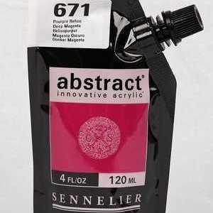 Sennelier Abstract  - Acrylic paint Deep magenta 671