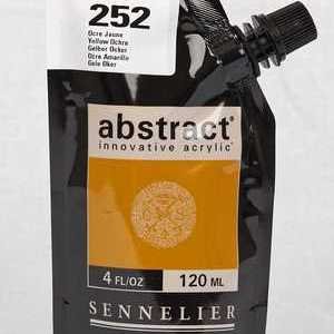 Sennelier Abstract  - Acrylic paint Yellow Ochre 252