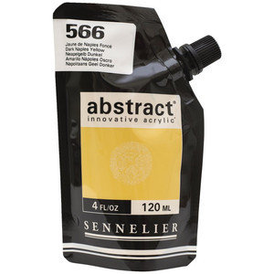 Sennelier Abstract Acrylic - SATIN Dark Naples Yellow 566