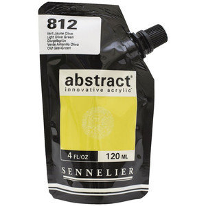 Sennelier Abstract Acrylic - SATIN  Light Olive Green 812