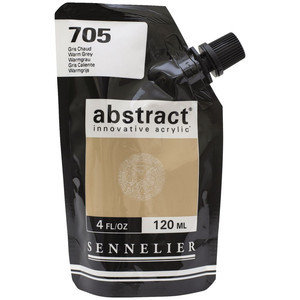 Sennelier Abstract Acrylic - SATIN  Warm Grey 705