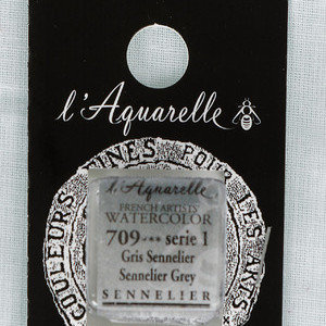 Sennelier Aquarelle Extra Fine Artists’ Watercolour Half Pan S1 - Sennelier Grey - 709