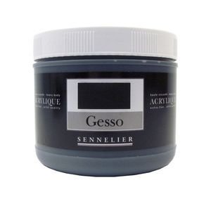 Sennelier Black Gesso – 500ml tub  