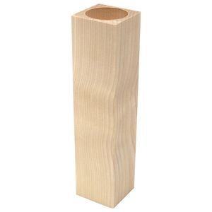Tall Solid Beech Tealight Holder 20cm ( LIMITED STOCK)