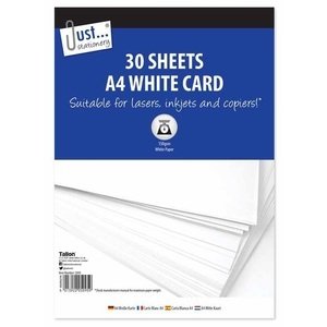 White card 30 sheets