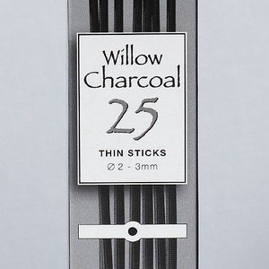 Willow Charcoal Thin 25 Box